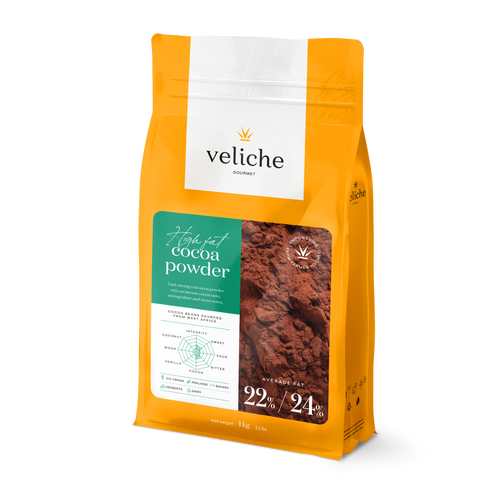 High-Fat Cocoa Powder 22/24% | Veliche | 1kg