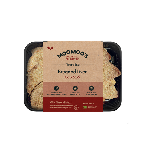 Breaded Liver | Young Beef| 600g