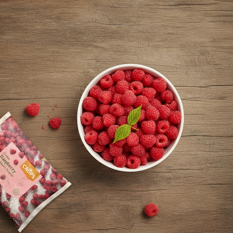 Crop's Raspberry, frozen whole fruit, 1kg