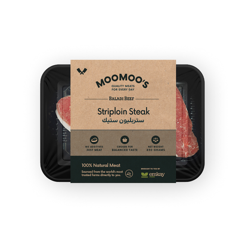 Striploin Steak | Baladi Beef | 450g