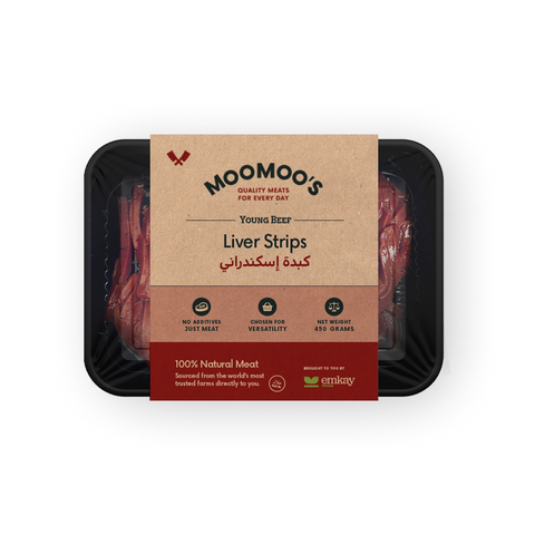Liver Strips | Young Beef | 450g