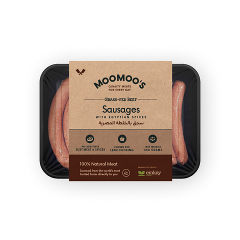Sausages with Egyptian Spices | Grass-Fed Beef | 450g