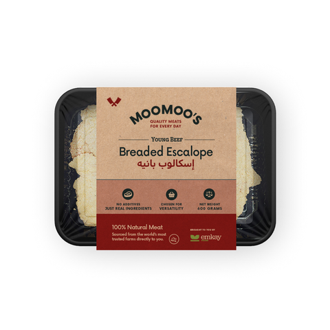 Breaded Escalope | Young Beef | 600g