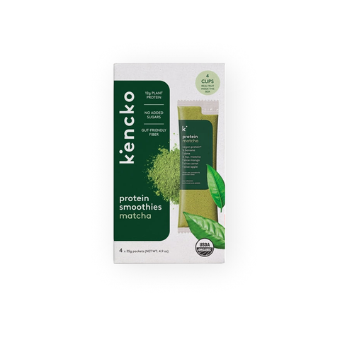 Organic Protein Smoothie - Matcha | Kencko | 4 x 35g