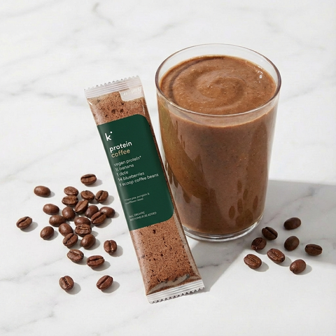 Organic Protein Smoothie - Coffee | Kencko | 4 x 35g