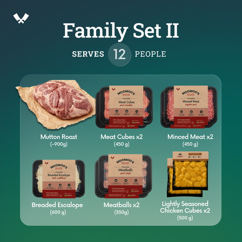 Family Set II - Beef, Mutton, and Chicken