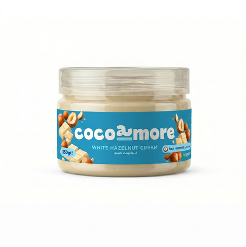 White Hazelnut Cream | Spread | Cocoamore | 350g