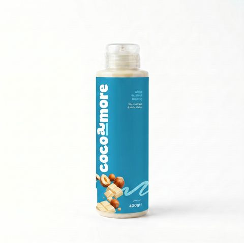 White Hazelnut | Topping | Cocoamore | 400g