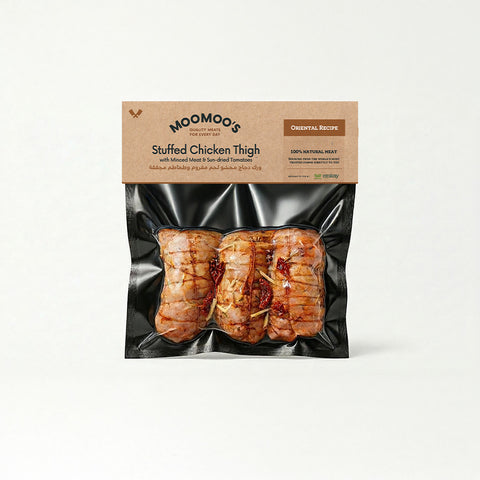 Stuffed Chicken Thighs | Minced Meat and Sun-dried Tomatoes | ≈ 550g